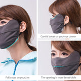 Breathable Eye protection Sunscreen Mask UPF50+