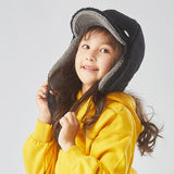 Kid's Plush Trapper Cap Reversible Winter Warm Bomber Hat