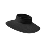 US Stock Wide Brim Straw Visor Hat Foldable Roll up Sun Beach Cap