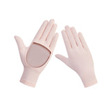Women's Anti-UV Empty Palm Gloves Sun Protective UPF 50+ Breathable Mittens