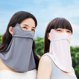 Sun Protection Face Cover Breathable Mask UPF 50+ Gradient Design Neck Gaiters