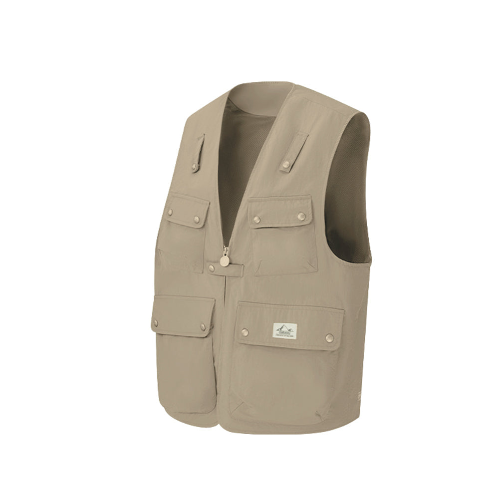 Unisex Casual Vest Multi Pocket Outdoor Work Safari Fishing Travel Photo Cargo Jacket Vests