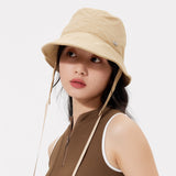 Sun Protection Bucket Hat with Chin Strap UPF 50+