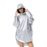 silver grey ultra light rain-proof wind coat