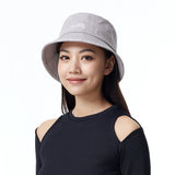 Women's Denim Packable Summer Travel Beach Bucket Hat UPF 50+