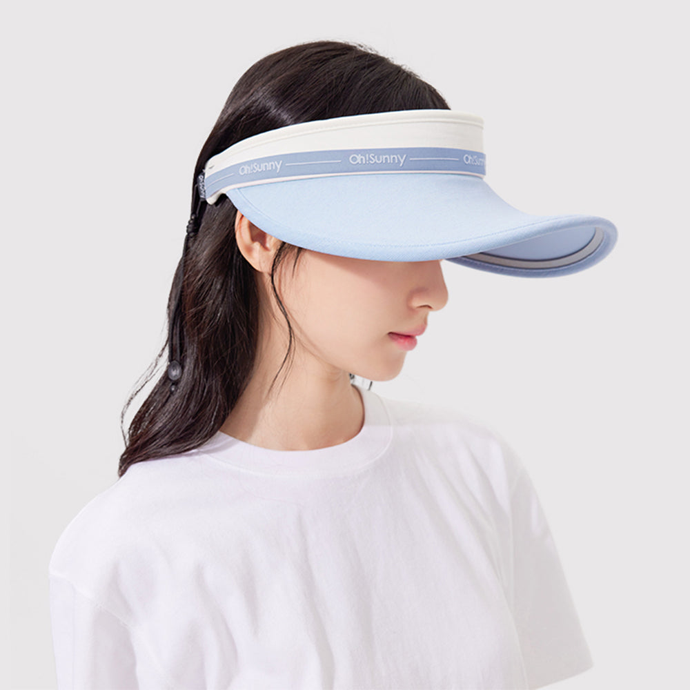 Women's Sun Protection Visor Cap Wide Brim Hat UPF 50+