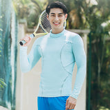 Men's Long Sleeve Swimming Rash Guard UPF 50+