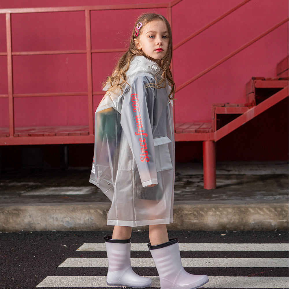 Kid’s Translucent Rainproof Coat