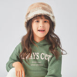Kid's Plush Bucket Hat UPF 50+ Winter Warm Caps