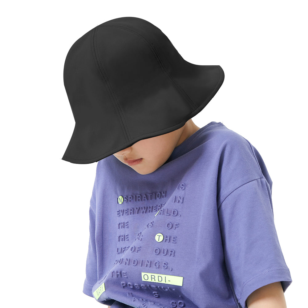 US Stock Kid’s Wide-brim Bucket Hat UPF 50+ Sun Caps