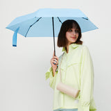 UV Protection Portable Solid Color Foldable Parasol