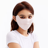Breathable Anti-UV Face Mask with Canthus Protection UPF 50+ Cooling Face Covering