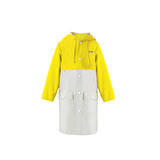 Yellow Two-tone Rainproof Coat