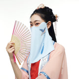 Neck Protection Large Cover Sunscreen Face Mask UPF50+ Hanfu Accessories
