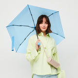 UV Protection Portable Solid Color Foldable Parasol