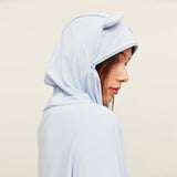 Women's Sun Protection Hoodie with Bear Ears UPF50+