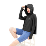 Women's Sun Protection Cloak Coats UPF 50+ Cooling Performance Jackets