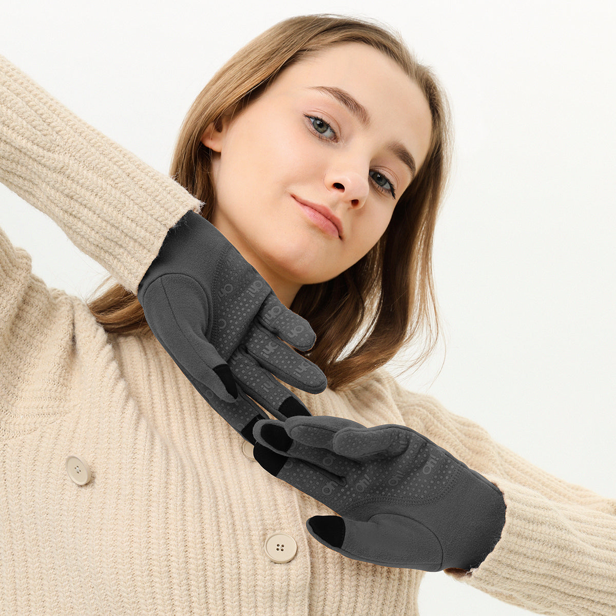 Women's Warm Gloves Touchscreen Windproof  for Winter Fall