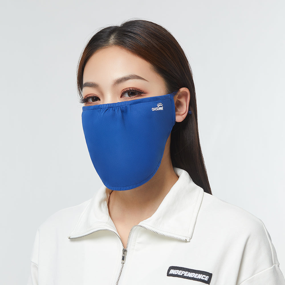 Breathable Large Cover Sunscreen Mask UPF50+