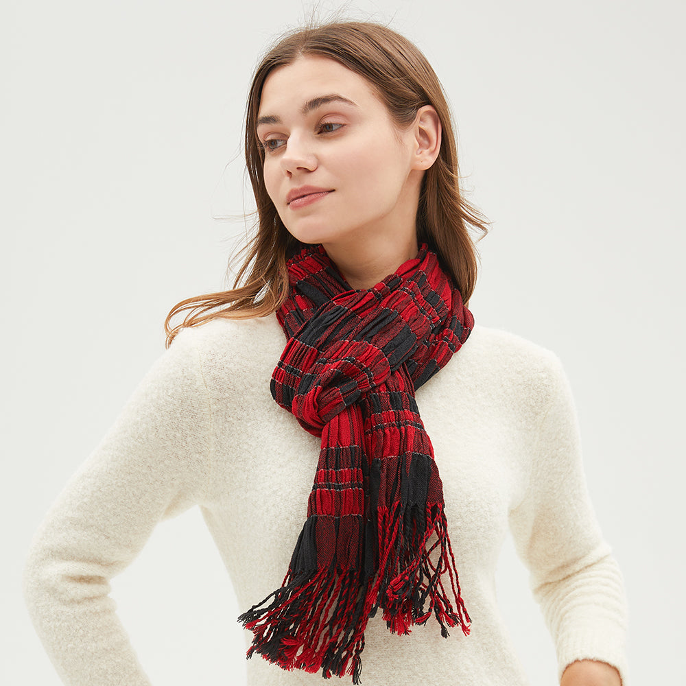 Women's Warm Scarf Cozy Shawl Soft Long Wrap for Fall and Winter