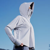 Women's Sun Protection Cloak Coats UPF 3000+ High Performance Jackets