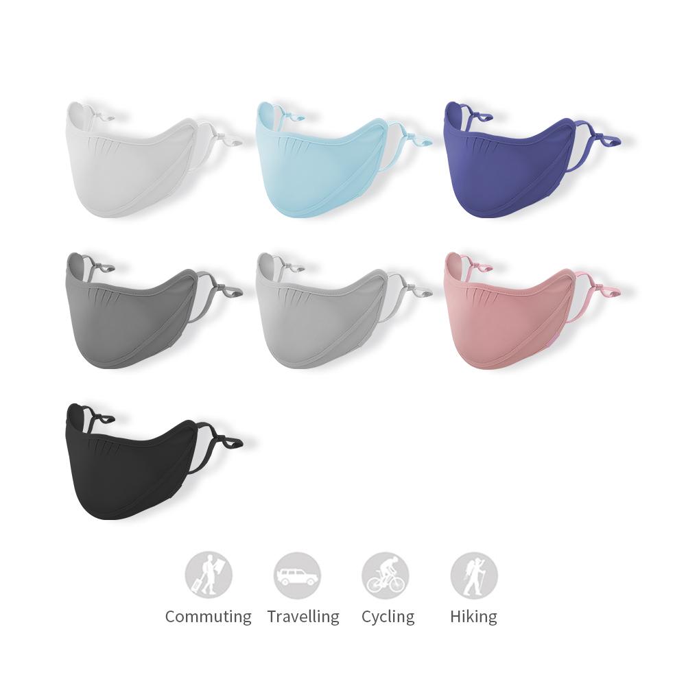 Breathable Eye Protective Mouth Open Sunscreen Mask UPF50+