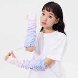 Gradient Color Sunscreen Loose Arm Sleeve UV Protection Gloves UPF 50+