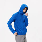 Men's Sun Protection Clothing Hooded Jacket High-Collar UPF50+