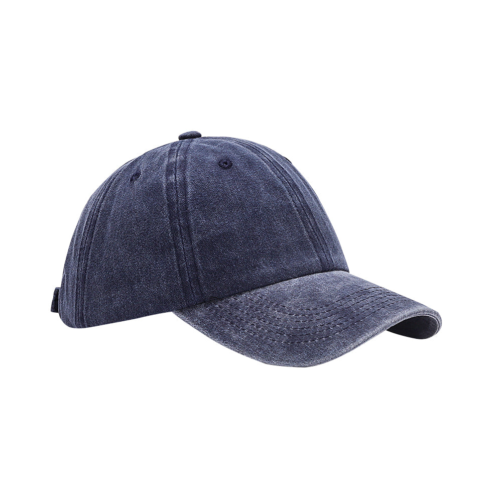 Washed Plain Baseball Cap Retro Adjustable Size Dad Hats