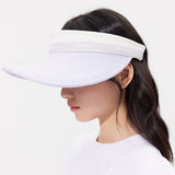 Women's Sun Protection Visor Cap Wide Brim Hat UPF 50+