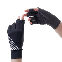 Women's Sun Protection Anti-slip Mitten UPF 50+ Riding Gloves