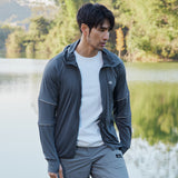 Men's Sun Protection Clothing Hooded Jacket High-Collar UPF50+