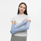 Sun Protection Long Arm Sleeves Mitten Over Sleeves Gloves UPF 50+