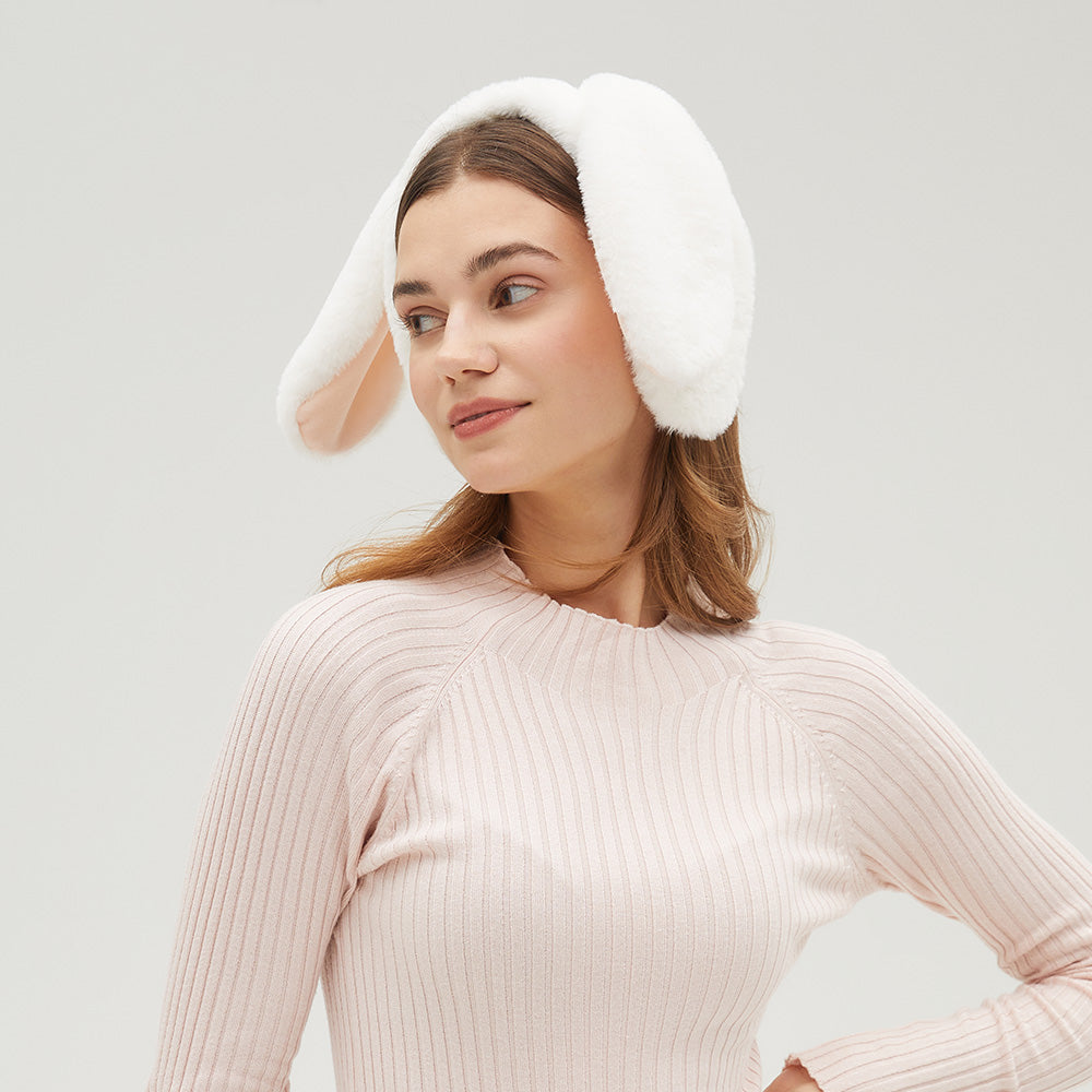 Winter Warm Earmuffs Soft Plush Ear Warmer Cover for Women
