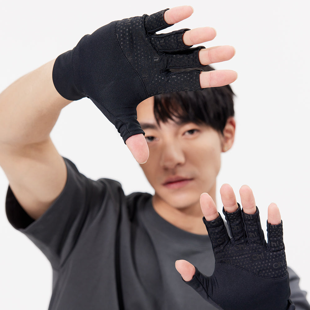 Unisex Half Finger Gloves Anti-Slip Breathable Bicycle Gloves Sun Protective UPF 50+
