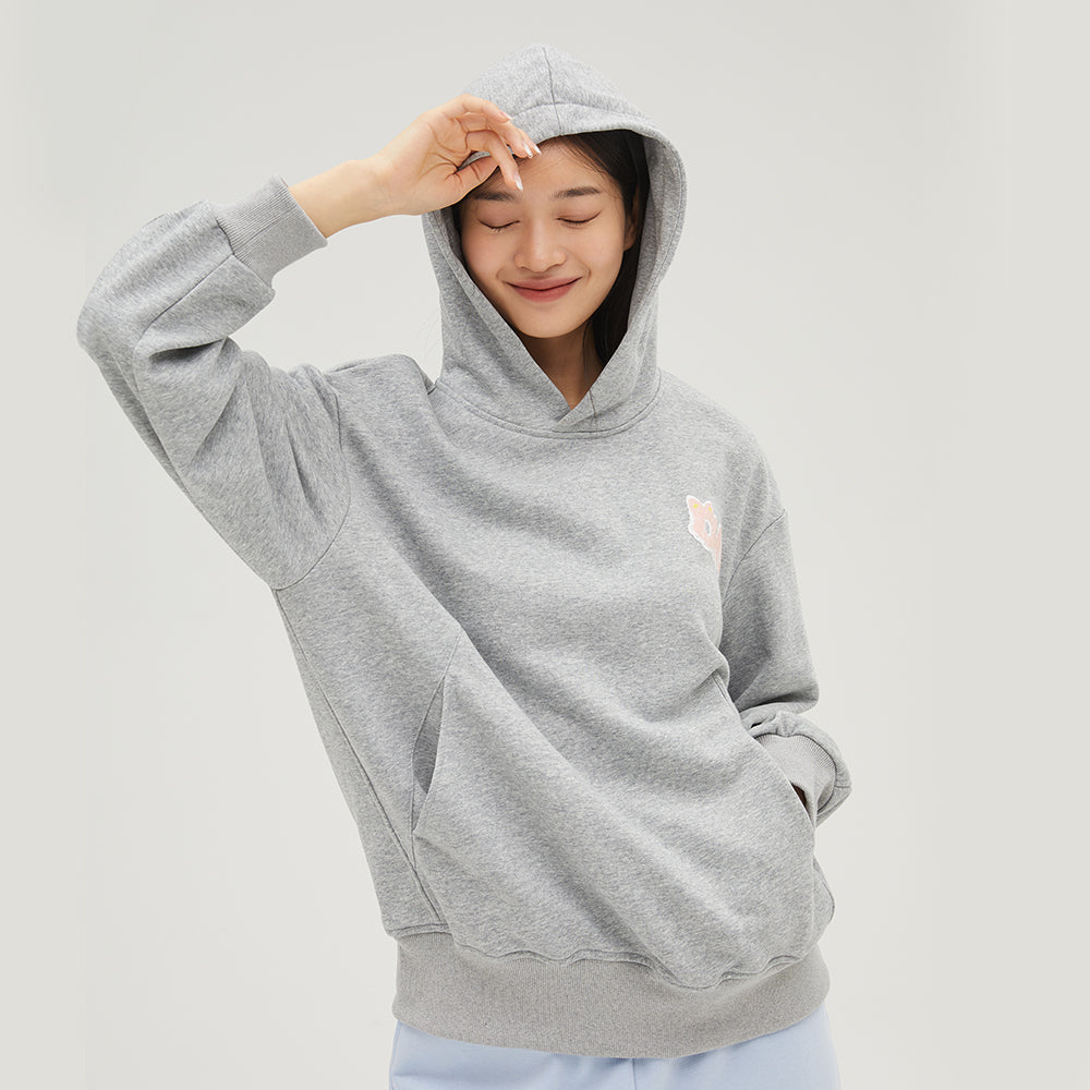 Women's Casual Hoodies Long Sleeve Solid Lightweight Pullover Tops Loose Sweatshirt with Pocket