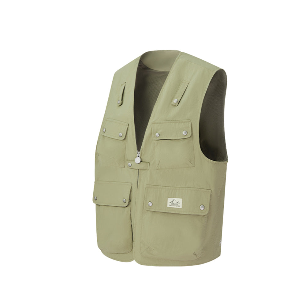 Antinson Mens Outdoor Fishing Vest Safari Utility Travel Photo Cargo Vest  Jacket with Multi Pockets