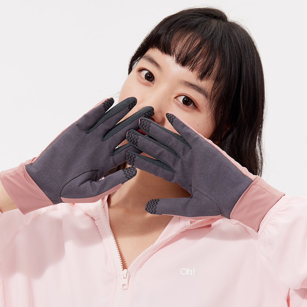 Women’s Short Sun-proof Gloves UPF 50+ Touchscreen Gloves