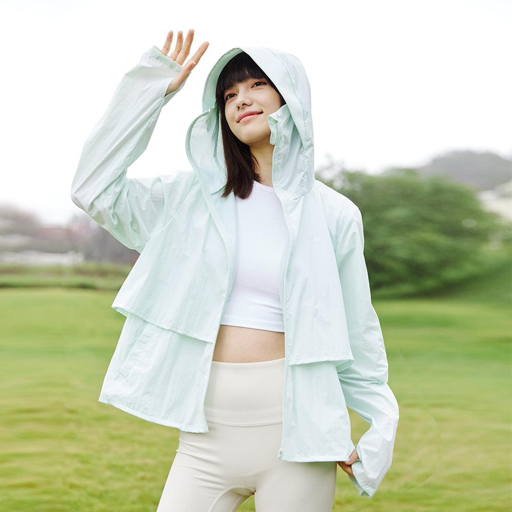 Women's Waterproof Sun Protection Hoodie UPF 50+ Breathable Jacket