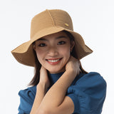 Women's Wide-Brime Beach Foldable Floppy Hat UPF 50+