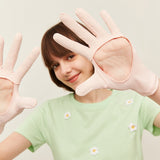 US Stock Women's Breathable Hollow Palm Gloves UPF 50+