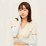 Women's Long Arm Sleeve Mitten Sun Protection UPF50+ Breathable Gloves
