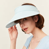 Unisex Large Brim Visor Cap UPF 50+ Sun Protection Hat