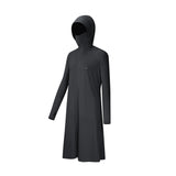 Women's Sun Protection Hoodie Long Sleeve Full Cover Cooling Mid Length Long Trench UPF 50+
